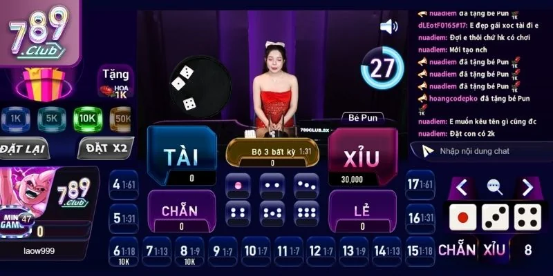 Game Tài Xỉu Đổi Thưởng 789CLUB - Thủ Thuật Chơi Chắc Thắng 3 Chọn bàn cược có đông người chơi để tăng cao cơ hội thắng