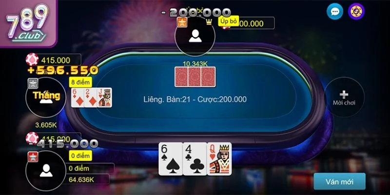 Luật chơi trò bài Liêng 789CLUB đơn giản